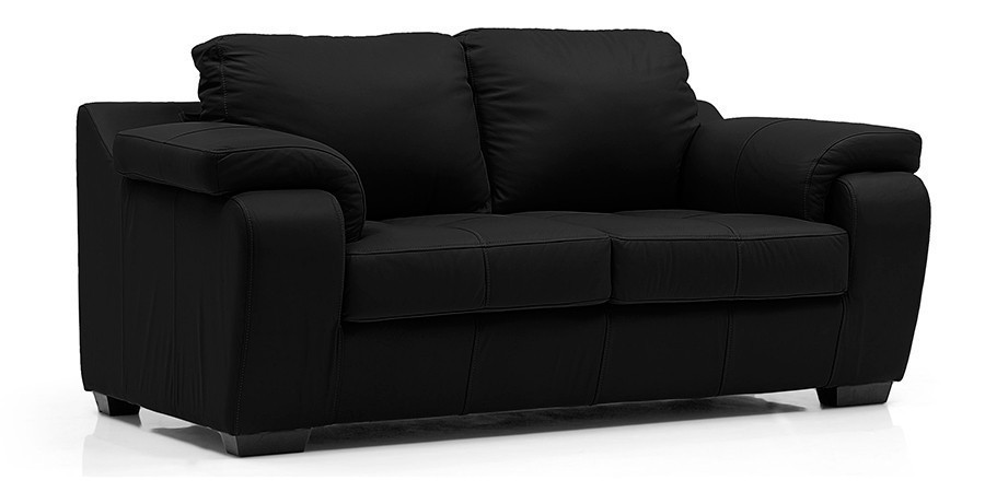 Tribunal Leather Sofa (Licorice)